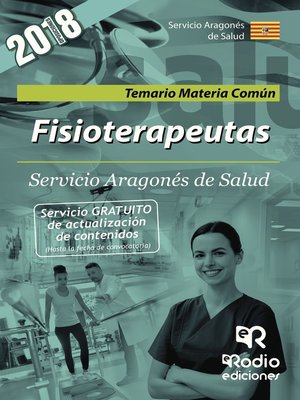 cover image of Fisioterapeutas. Servicio Aragonés de Salud. Temario Materia Común